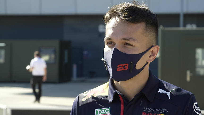 Alexander Albon just wants to 'get on with it' in Silverstone