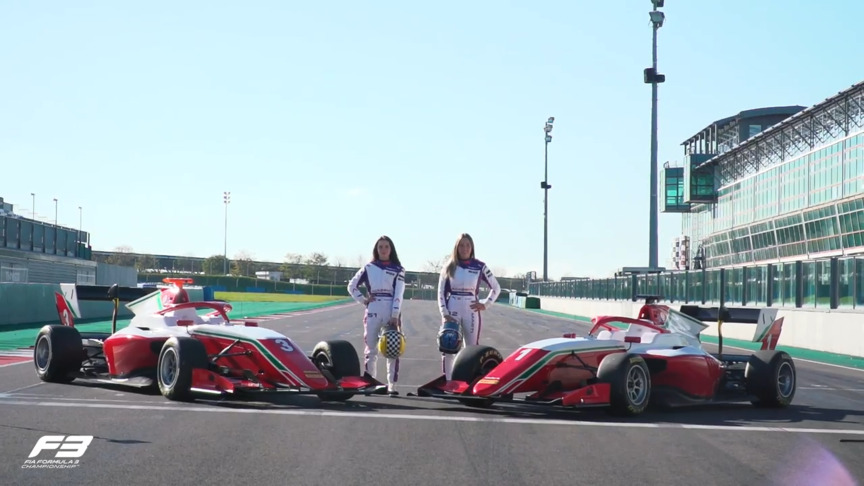 W Series drivers get behind the wheel of F3 cars at Magny-Cours