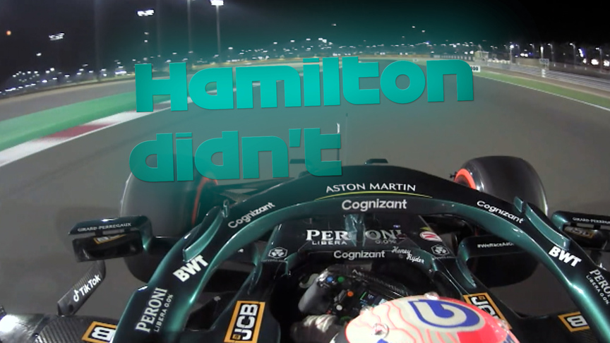 2021 Qatar GP FP2: Sebastian Vettel runs into traffic in FP2