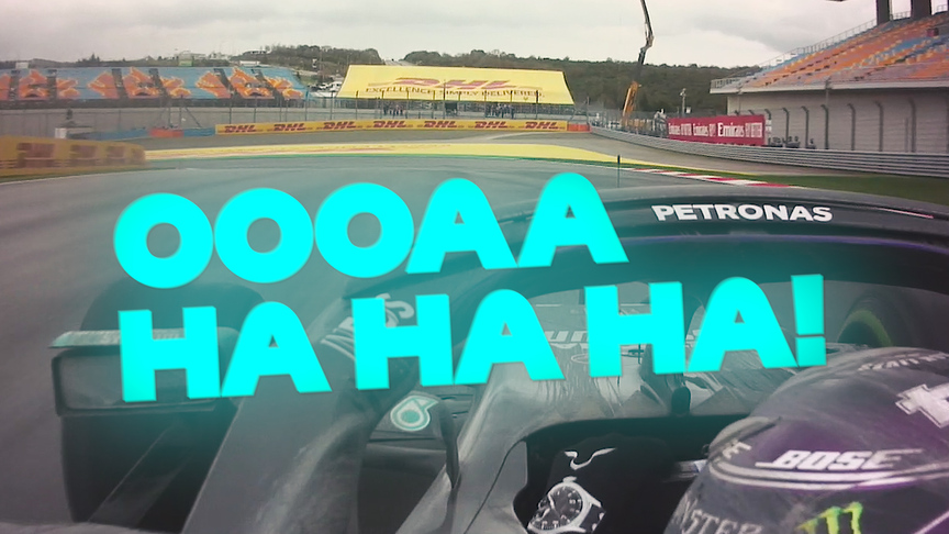 Listen to Hamilton's radio in full as he becomes a 7-time F1 world champion