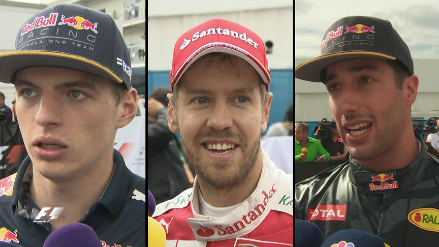 Verstappen, Vettel and Ricciardo's war of words