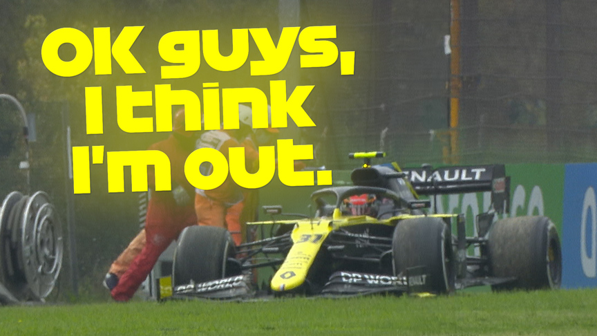 2020 Emilia Romagna Grand Prix: Ocon retires with clutch problem