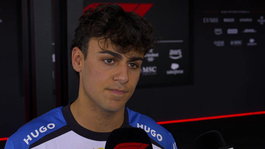 Arvid Lindblad comments on his P10 finish in the British GP Sprint