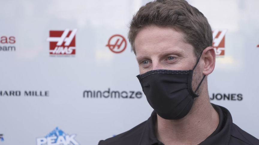 Romain Grosjean: 'Tough day' for Haas mechanics