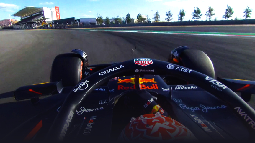 ONBOARD: Verstappen’s 2025 Pirelli Pole Position Award lap at the United States Grand Prix