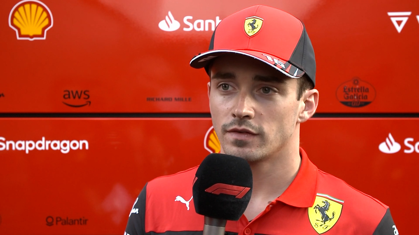 Charles Leclerc: 'It's been a very productive day'