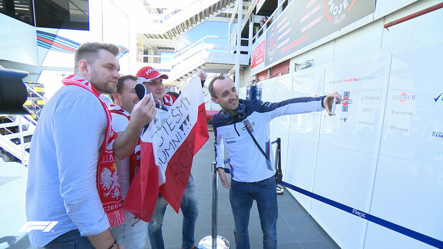 Dreams come true: Polish fans meet their hero Kubica