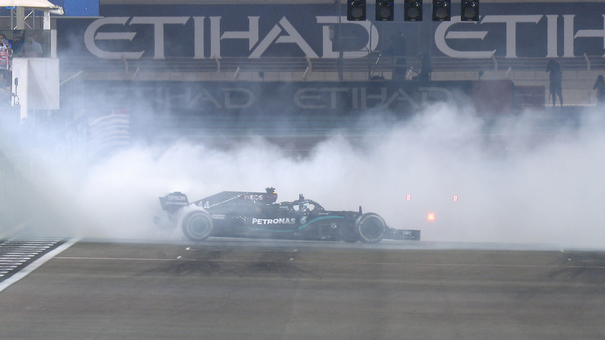 2020 Abu Dhabi Grand Prix: Mercedes donuts mark end of Formula 1 season