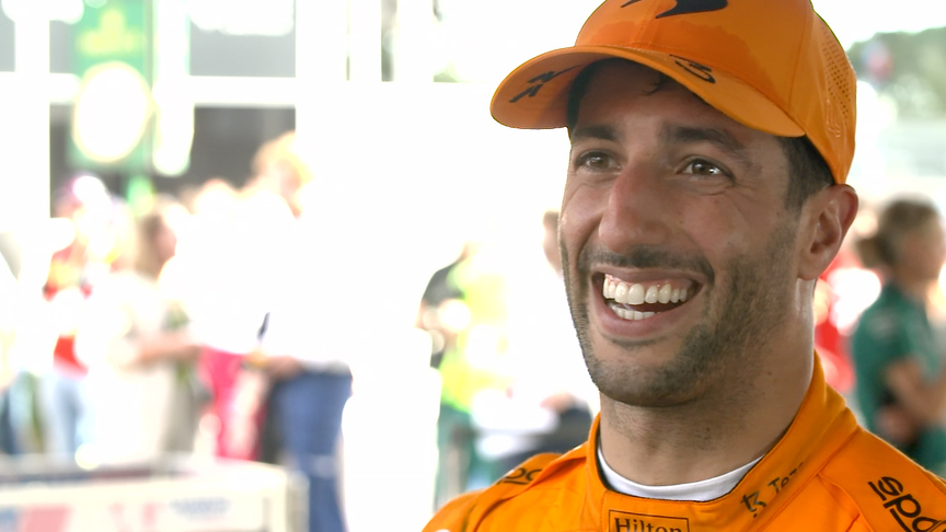 Daniel Ricciardo: 'Happy' to be back among the points in Baku