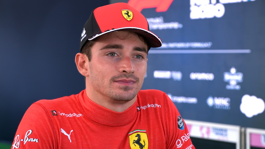 Charles Leclerc: Ferrari were 'limited by tyre degradation' in United States GP