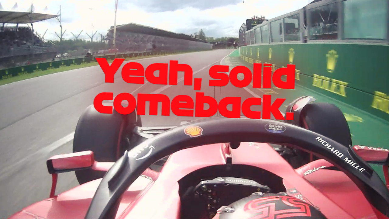WATCH: Enjoy Carlos Sainz’s barnstorming run through the field in