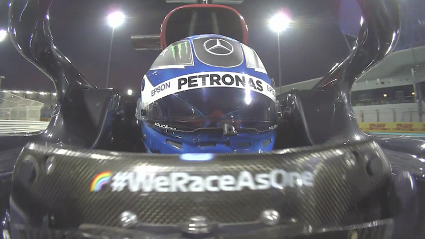 2020 Abu Dhabi Grand Prix Qualifying: Bottas reacts as Verstappen steals pole