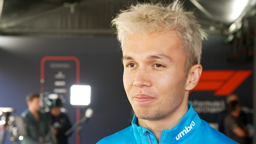 ‘I’m very angry with myself’ admits Albon after his red flag crash in Melbourne