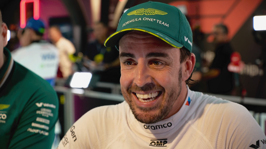 ‘P5 tastes really good’ says beaming Alonso after strong race in Jeddah