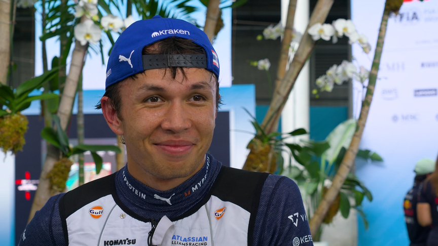 Albon: Two cars in the top 10 means Williams can ‘play with strategy’ in Miami Grand Prix