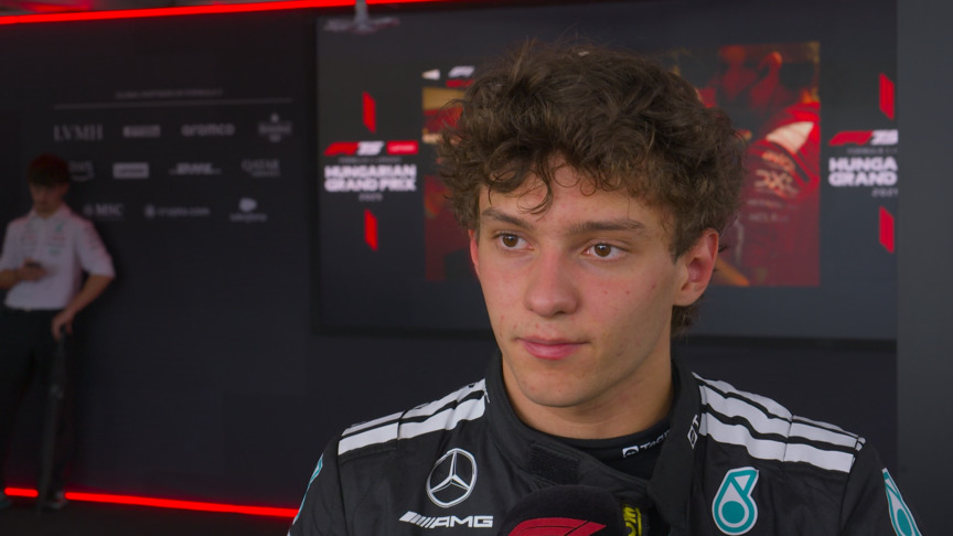 Frustrated P15 Antonelli rues 'massive slide' in Turn 1 at Hungaroring