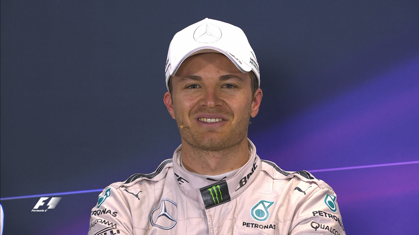 Nico Rosberg interview nach dem Rennen in Australien