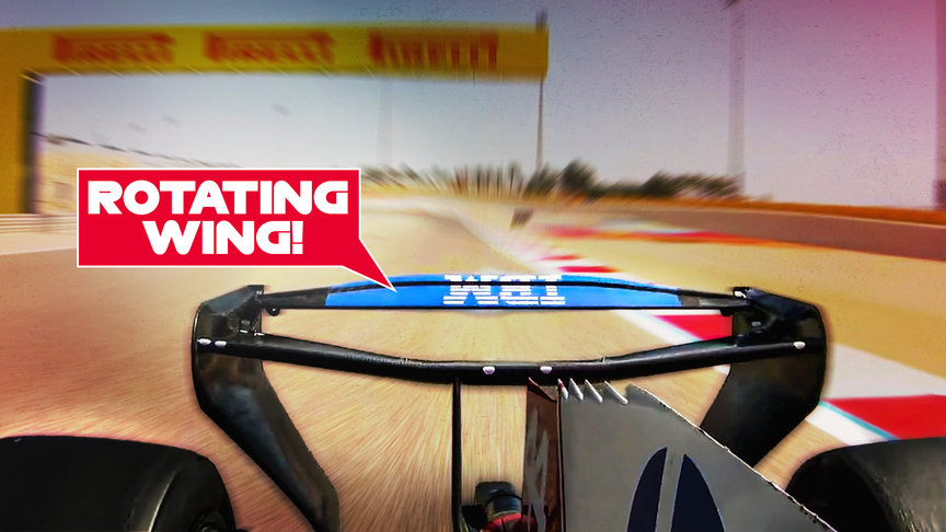 Reaction to Ferrari’s new rotating rear wing