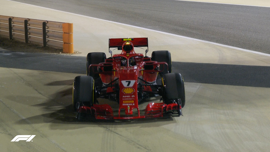 FP2: Wobbly wheel halts Raikkonen