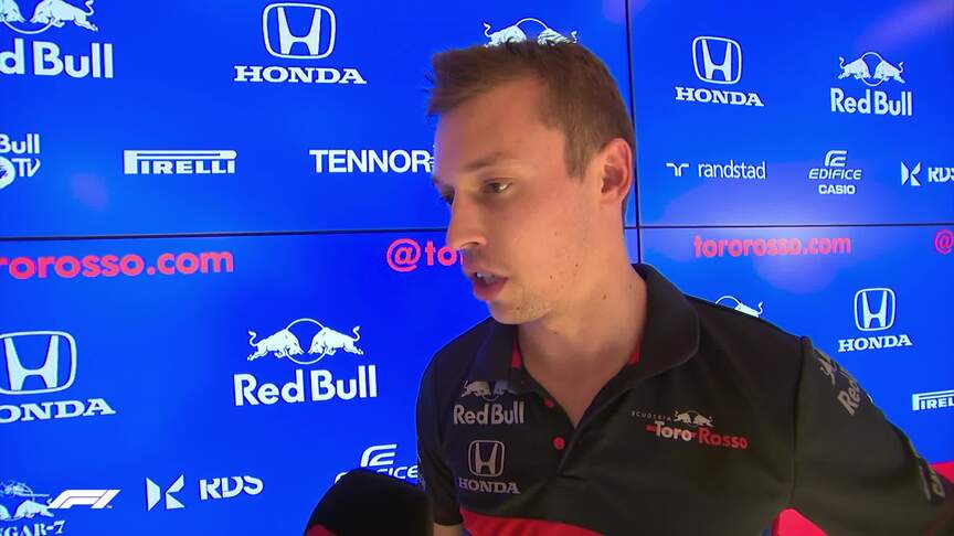 Daniil Kvyat: we were 'focused more on the race today'