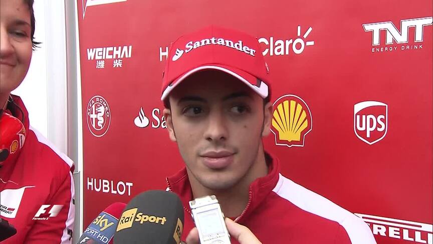 Antonio Fuoco debuts at the Austrian test