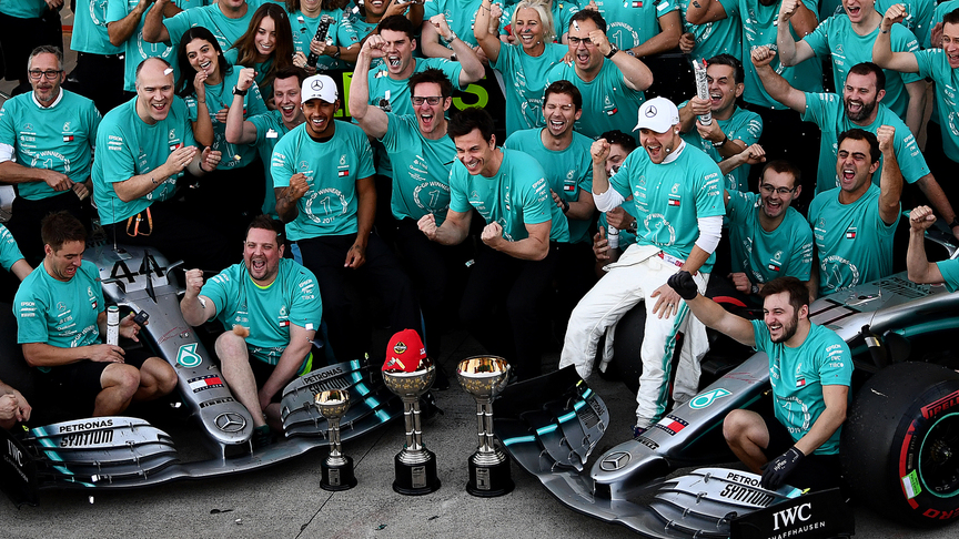 Constructors' champion: Mercedes' winning streak
