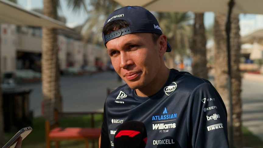 Albon 'enjoying the challenge' of driving the 2026 Williams