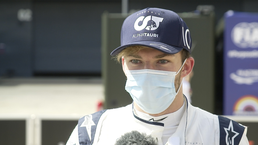 Pierre Gasly excited about tyre choice advantage after qualifying in P11