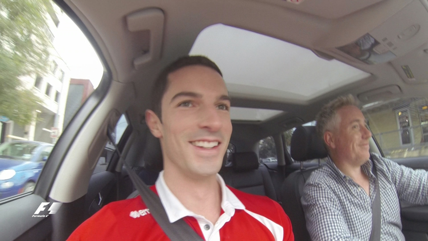 Alex Rossi on the road