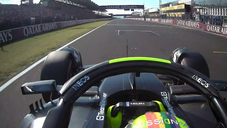 ONBOARD: Lewis Hamilton’s 2023 Pirelli Pole Position Award lap at the Hungarian Grand Prix