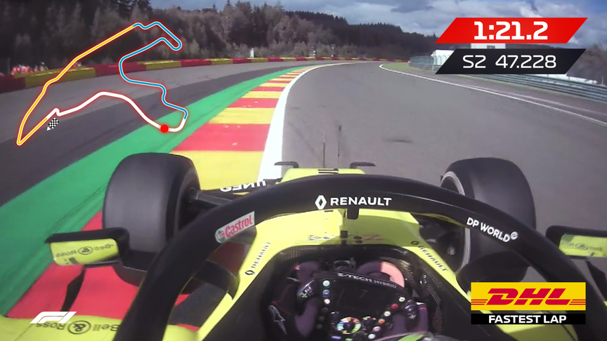 Belgium 2020: DHL Fastest Lap Award