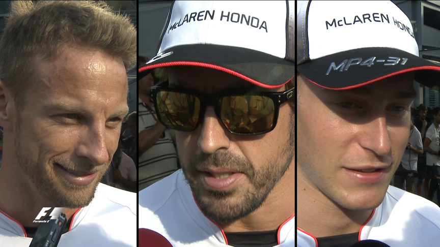 Button, Alonso and Vandoorne on McLaren's 2017 line-up change