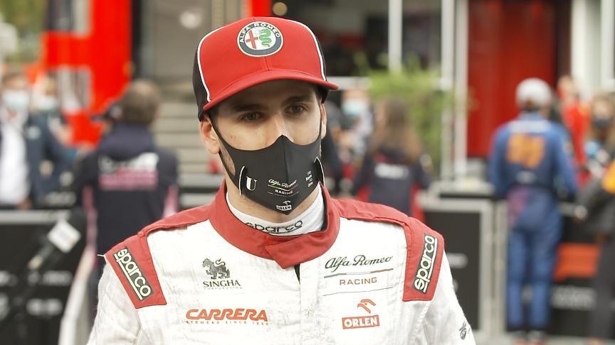 After starting P20, Antonio Giovinazzi is 'really happy' with point at Imola