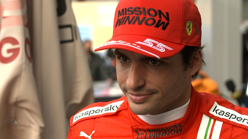 Carlos Sainz excited to share Sochi front row with Lando Norris