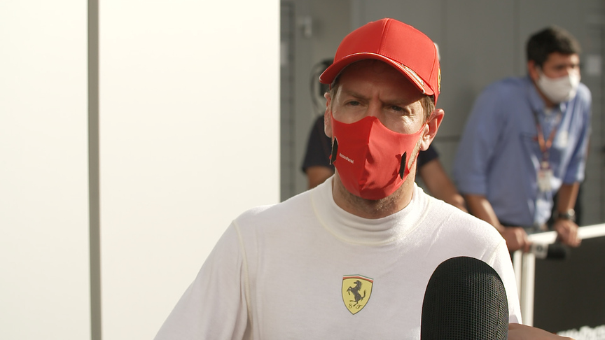 Sebastian Vettel 'got stuck in the slow group' in Russian GP