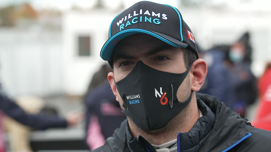 P14 Latifi thinks Williams 'lacked pace' at Eifel GP