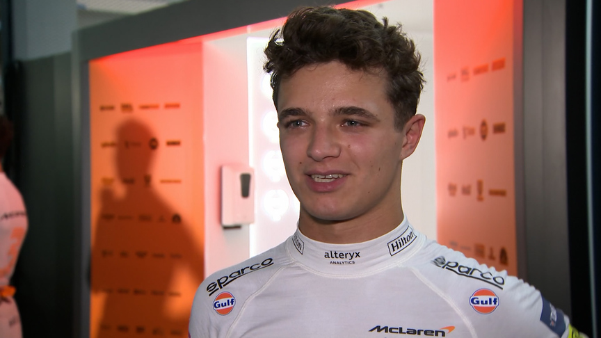 Lando Norris: 'Blink at the wrong time and you're going to be in the wall'