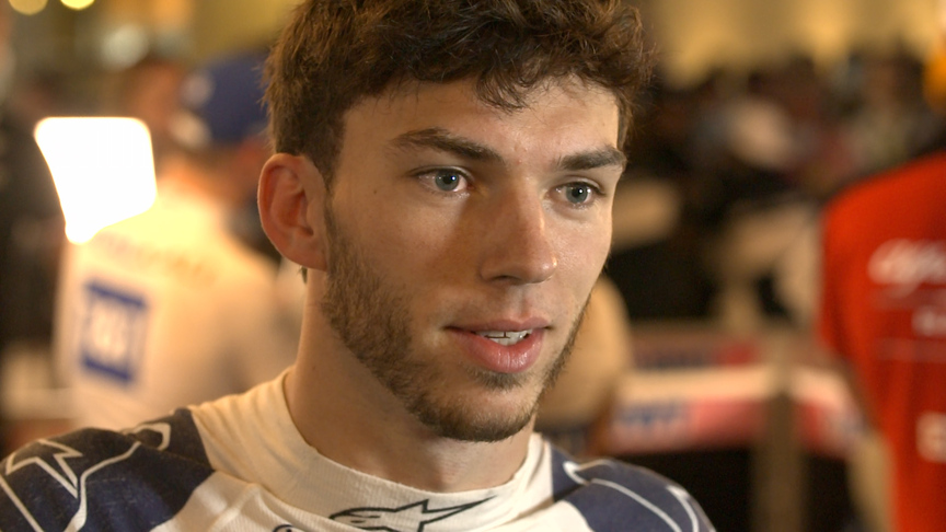 Pierre Gasly: 'So happy' with an 'incredible' result at Yas Marina Circuit