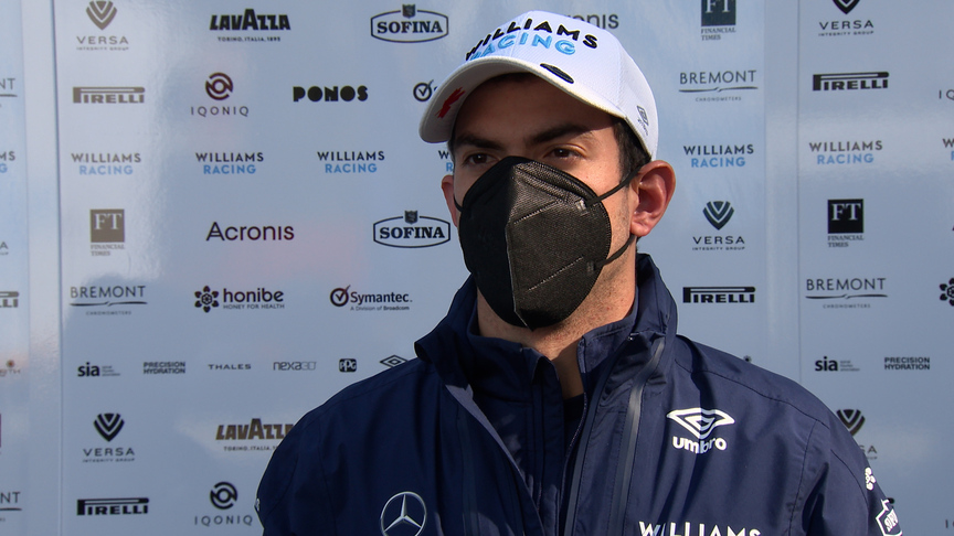 Nicholas Latifi 'feeling good' after positive Emilia Romagna GP practice