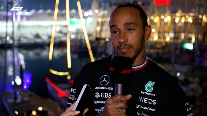Hamilton expecting a battle to make Q3 after tricky Friday in Abu Dhabi