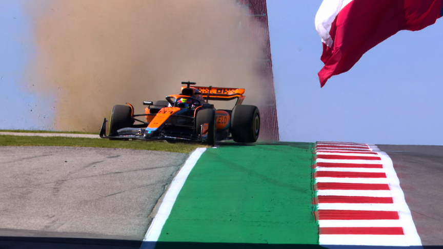 2023 United States GP FP1: Piastri pulls off impressive save after running off track in first practice