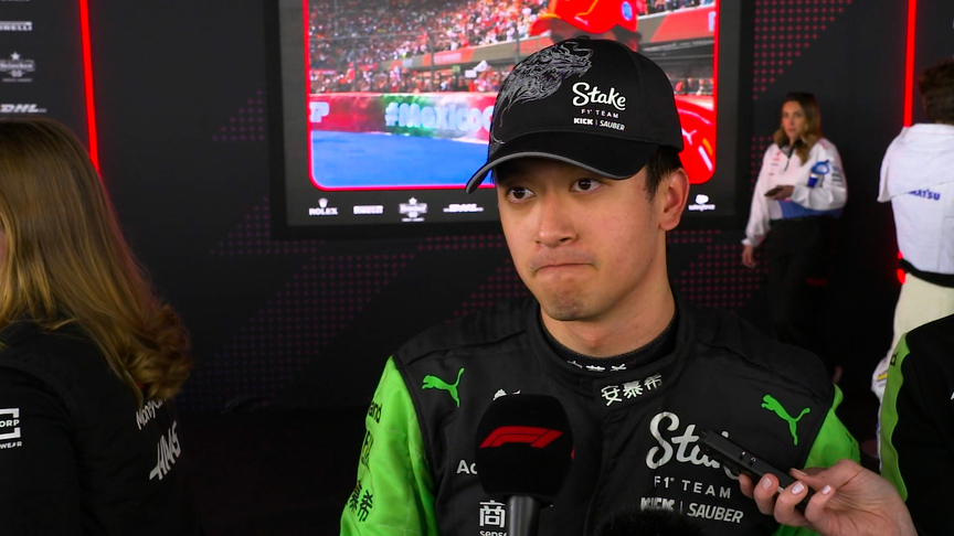 Zhou reveals brake problem compromised his race in Mexico