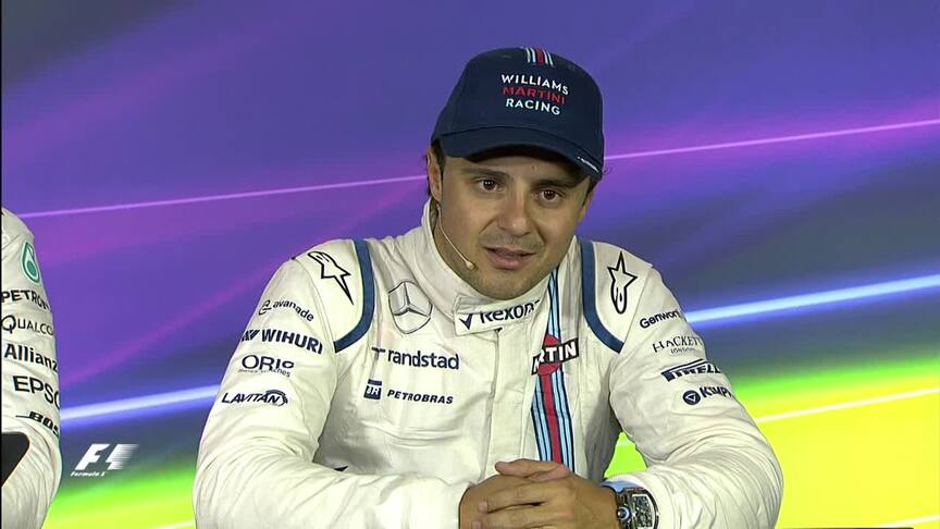 Felipe Massa entrevista após a corrida em Itália