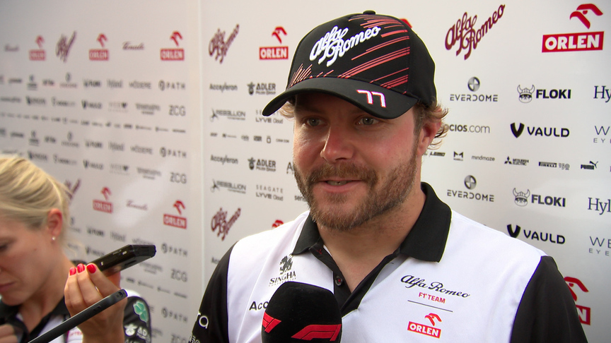 Valterri Bottas found it 'tricky to extract the pace' in Zandvoort Friday practice