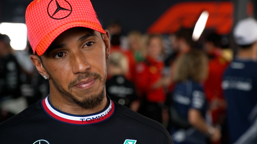 Hamilton explains how he dropped from pole to P4 on Lap 1 in Hungary