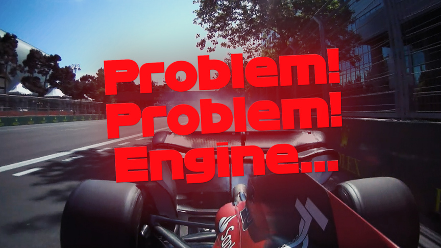 2022 Azerbaijan Grand Prix: Race leader Leclerc retires after engine blowout