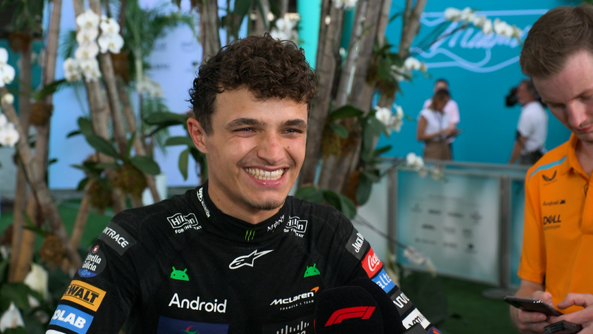 ‘Today was my day’ – Beaming Norris lost for words after taking maiden F1 victory