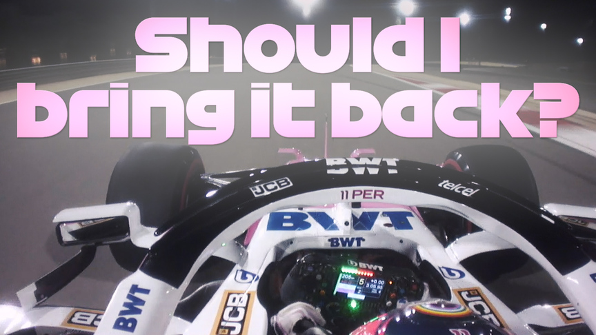 2020 Sakhir Grand Prix FP2: Onboard camera falls into Pérez cockpit 