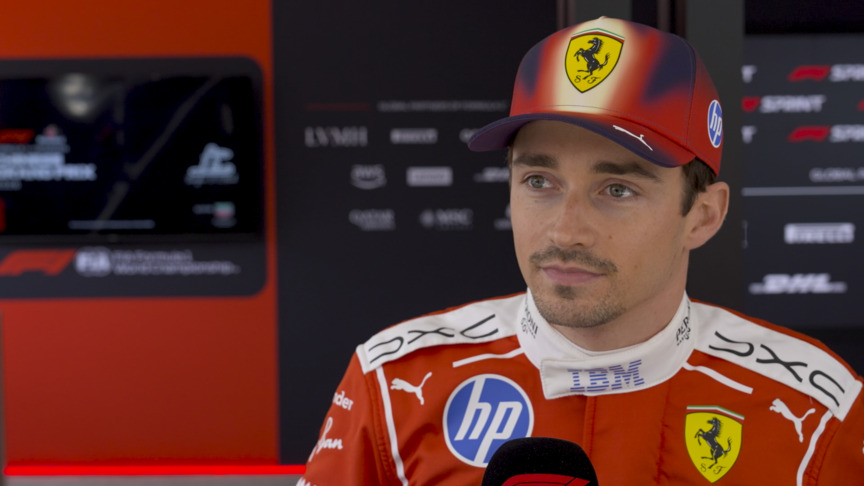Leclerc: 'To finish second is a good start to the weekend'