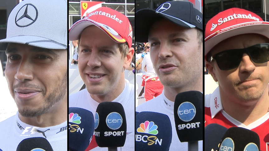 Drivers report back after qualifying in Italy